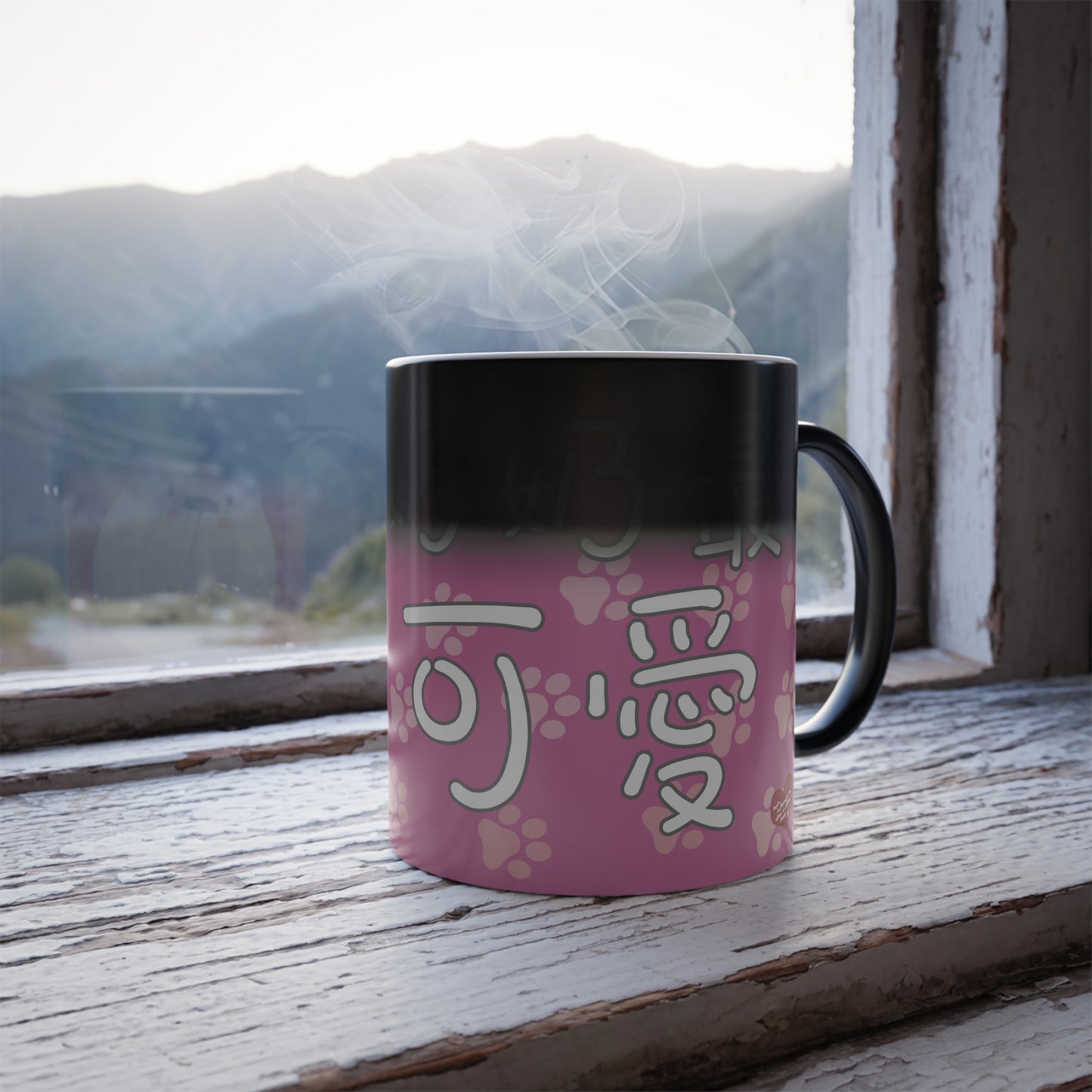 Grandma 奶奶 is the cutest! 11oz Color Heat Changing Mug Chinese Characters