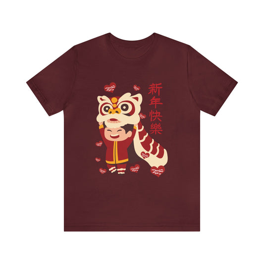 Unisex Happy Chinese New Year Dragon Dance T-shirts
