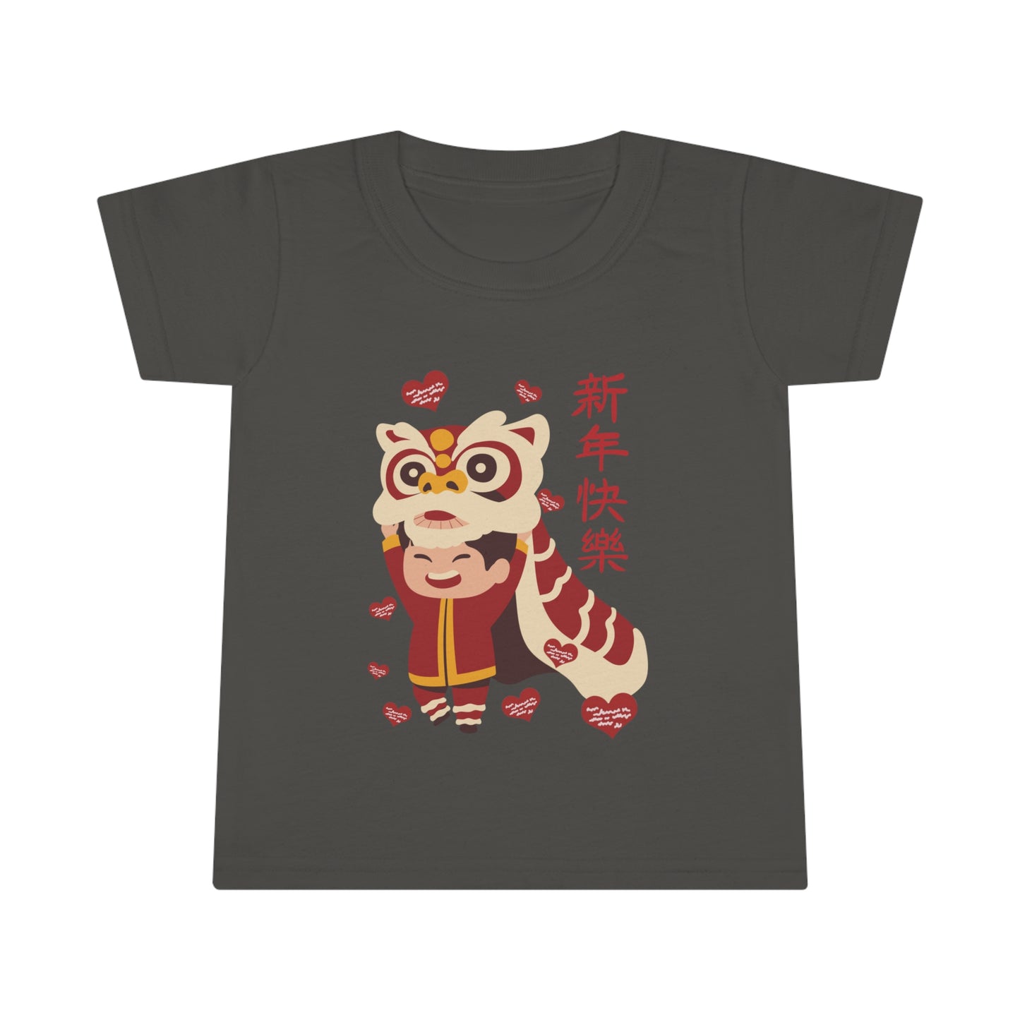 Toddler Happy Chinese New Year Dragon Dance T-shirts